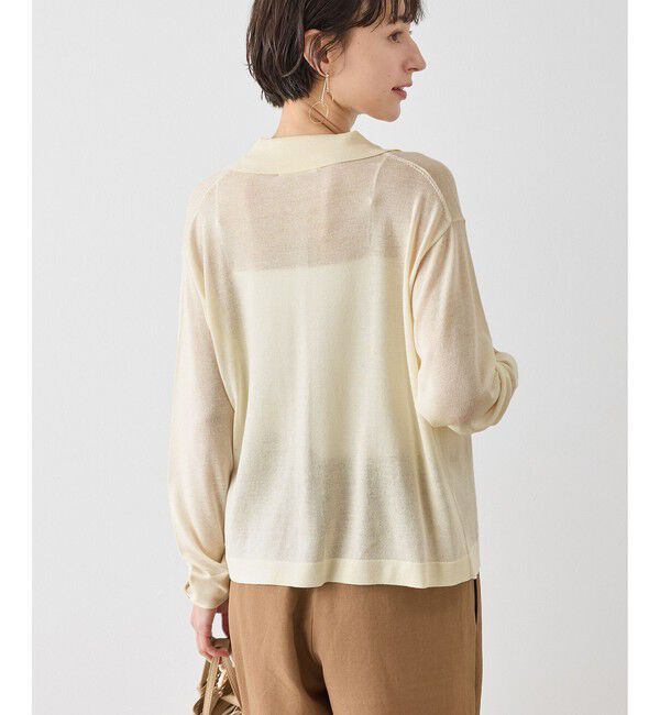 Rope&rsquo;Picnic「【2点セット】配色デザインカーディガン&インナーアンサンブル/イージーケア」|カーディガン|