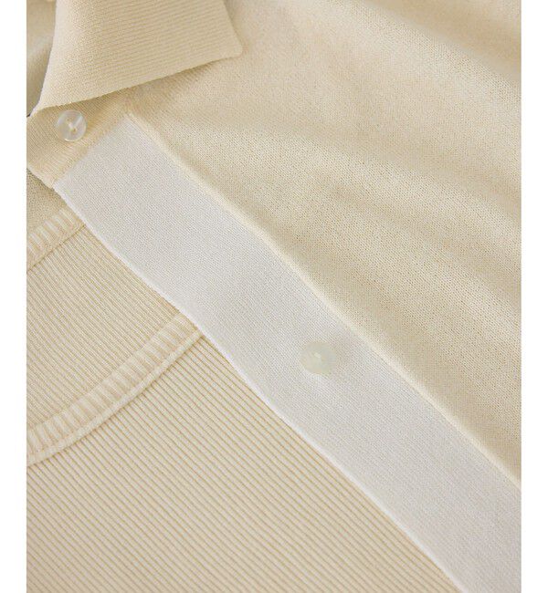 Rope&rsquo;Picnic「【2点セット】配色デザインカーディガン&インナーアンサンブル/イージーケア」|カーディガン|