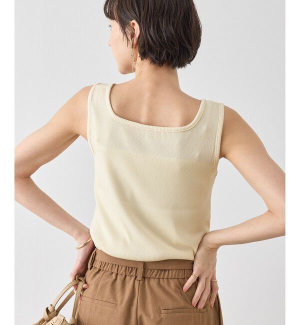 Rope&rsquo;Picnic「【2点セット】配色デザインカーディガン&インナーアンサンブル/イージーケア」|カーディガン|