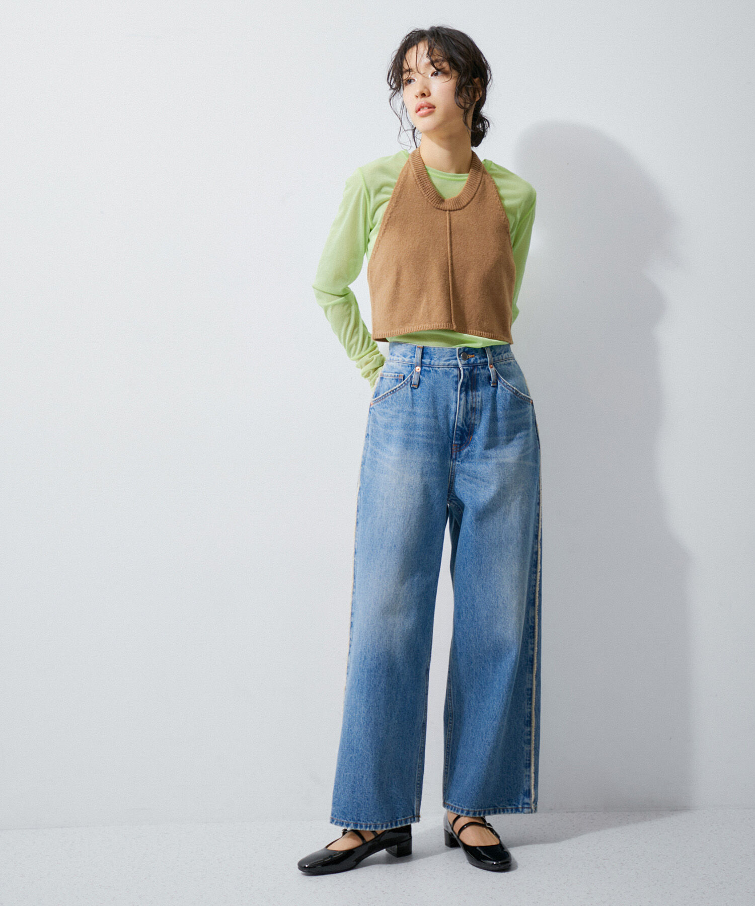 ADAM ET ROPE'「【逸品】ホルターネックニット」|その他|