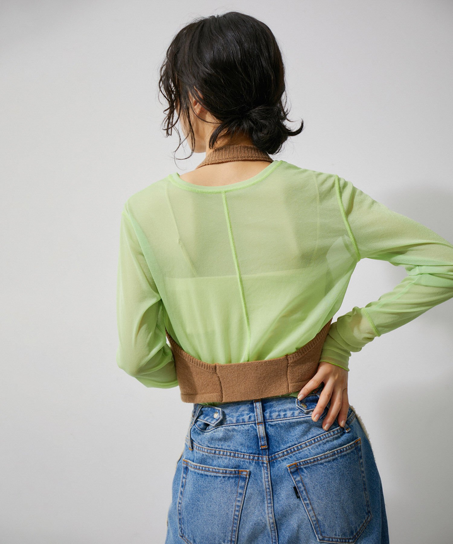 ADAM ET ROPE'「【逸品】ホルターネックニット」|その他|