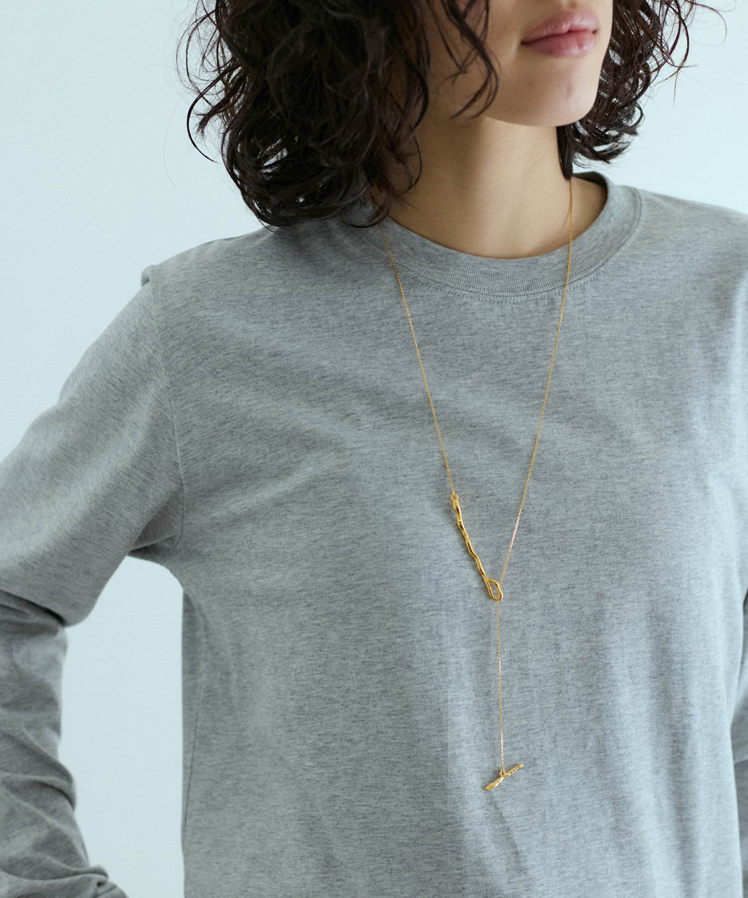 ADAM ET ROPE'「LES BIJOUX ラリアットネックレス」|ネックレス|