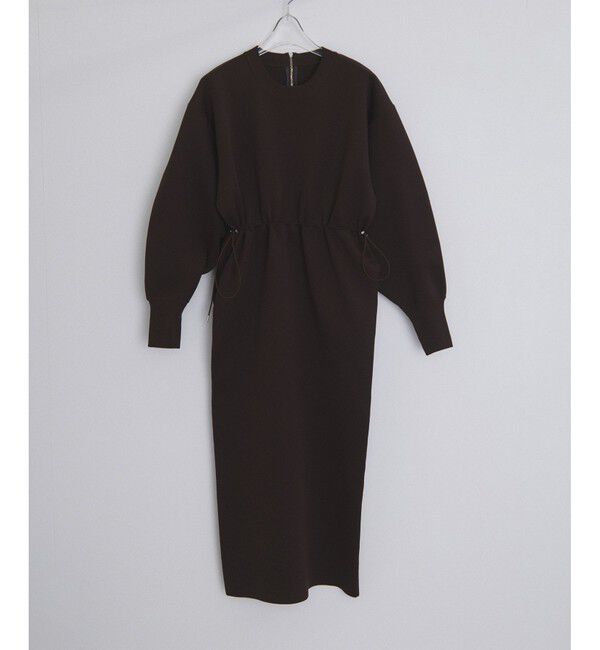 ADAM ET ROPE'「【定番人気】フォルムニットワンピース」|ワンピース|ブラウン(20)