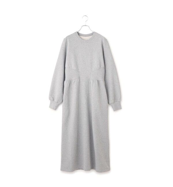 ADAM ET ROPE'「【WEB限定】ウエストリブスウェットワンピース」|ワンピース|