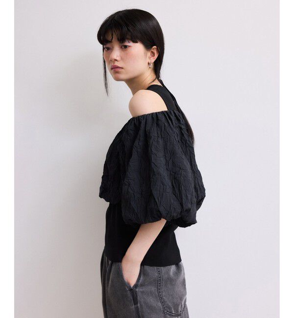 ADAM ET ROPE'「【WEB限定】ニットタンクセットクロップドプルオーバー」|その他|