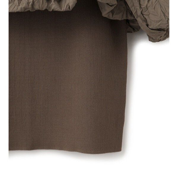 ADAM ET ROPE'「【WEB限定】ニットタンクセットクロップドプルオーバー」|その他|