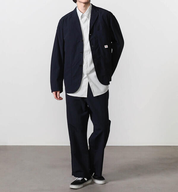 DANTON「DANTON | ナイロンタッサー ジャケット MEN」|テーラードジャケット|NAVY