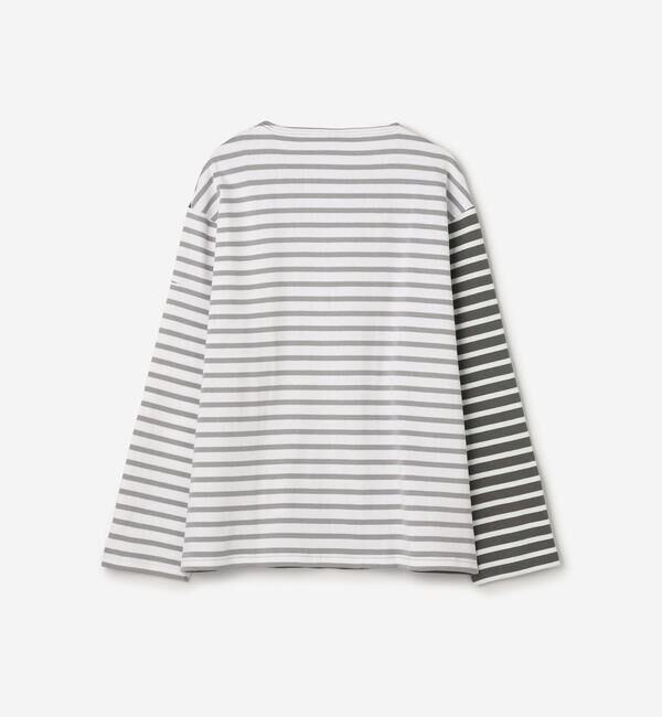 ORCIVAL「ORCIVAL | ハーレクイン コットンロード クルーネック フレンチバスクTシャツ MEN」|Tシャツ・カットソー|