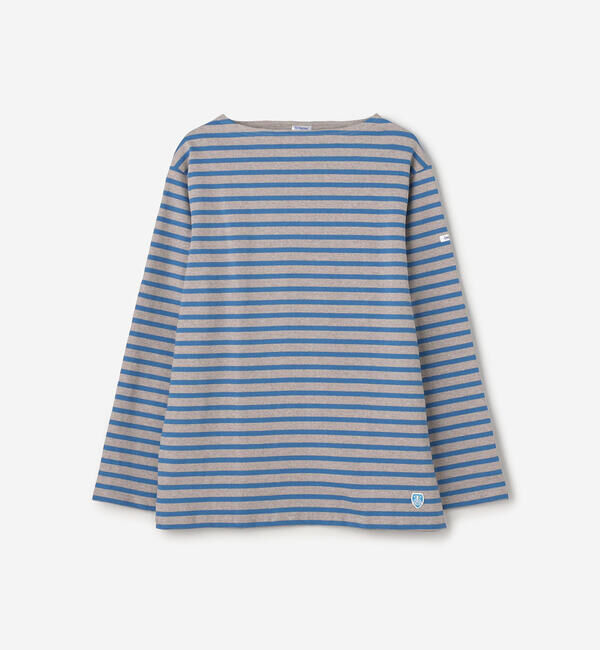 ORCIVAL「ORCIVAL | コットンロード ボートネック フレンチバスクTシャツ MEN」|Tシャツ・カットソー|BLUE系2