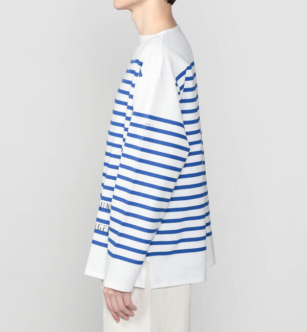 ORCIVAL「ORCIVAL | ラッセル ボートネック プリントワイドバスクTシャツ MEN」|Tシャツ・カットソー|