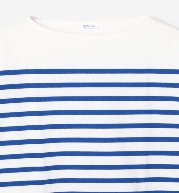 ORCIVAL「ORCIVAL | ラッセル ボートネック プリントワイドバスクTシャツ MEN」|Tシャツ・カットソー|