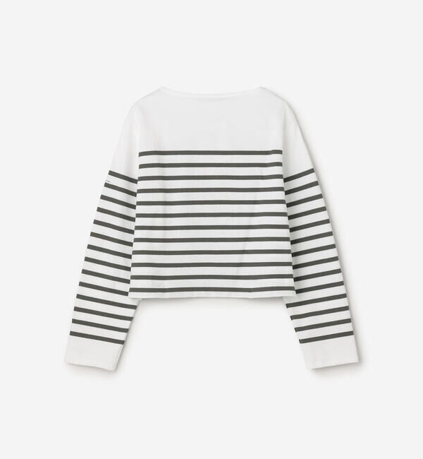 ORCIVAL「ORCIVAL | ラッセル ボートネッククロップドTシャツ WOMEN」|Tシャツ・カットソー|