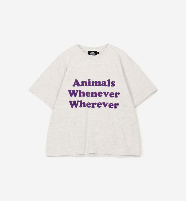  「STUDIO WEAREALLANIMALS | Whatever Whenever 半袖Tシャツ WOMEN」|Tシャツ・カットソー|