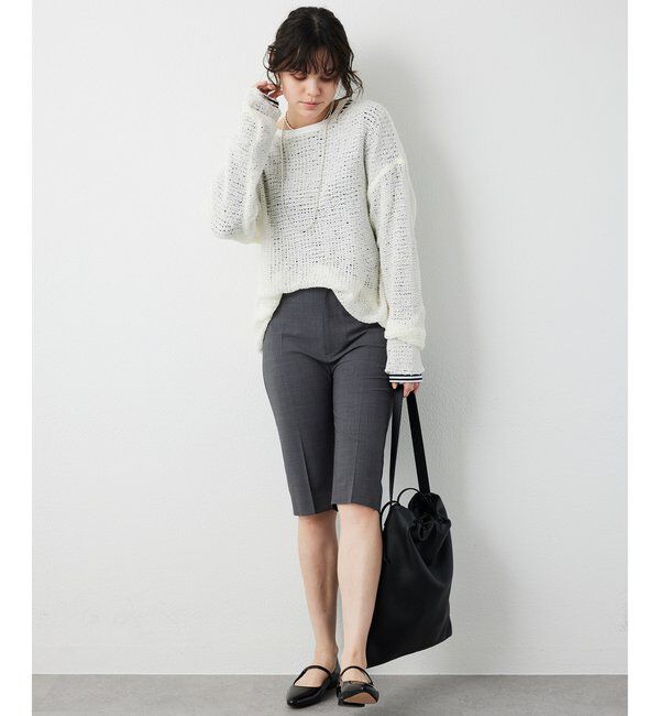 THE PAUSE「【THE PAUSE】メッシュプルオーバー」|ニット・セーター|