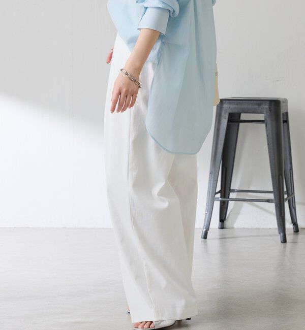  「シェルタリング3タックパンツ」|チノ|