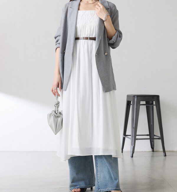  「	ダイヤタックキャミワンピース」|ワンピース|