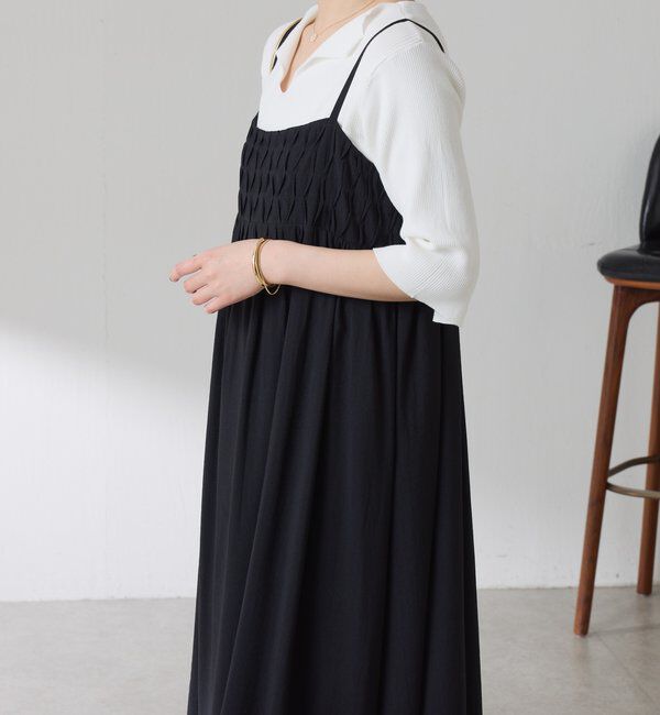  「	ダイヤタックキャミワンピース」|ワンピース|