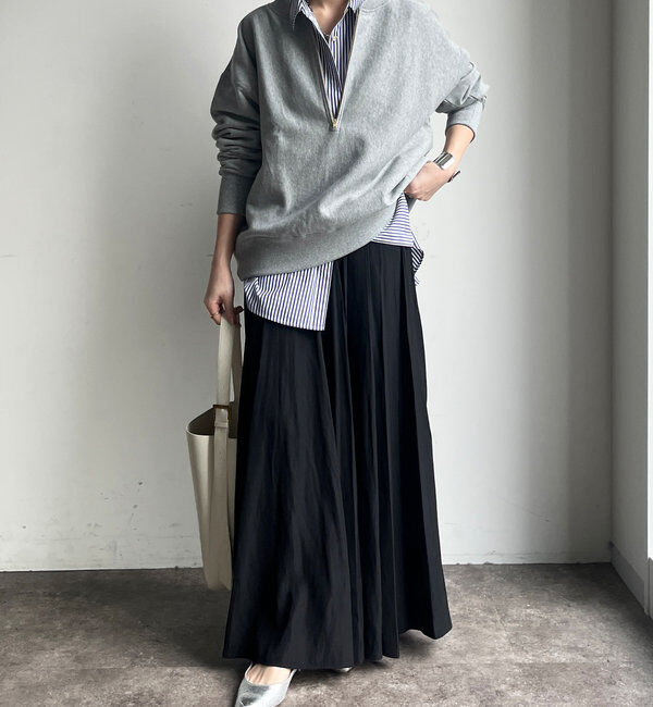  「ウエストリブギャザースカート」|スカート|