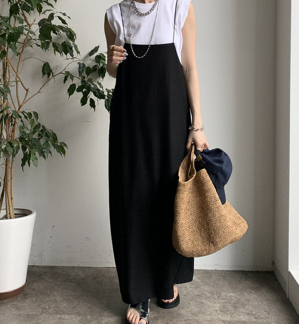  「裾切替タンクプルオーバー」|Tシャツ・カットソー|