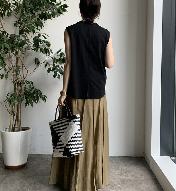  「裾切替タンクプルオーバー」|Tシャツ・カットソー|