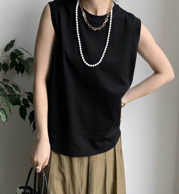  「裾切替タンクプルオーバー」|Tシャツ・カットソー|