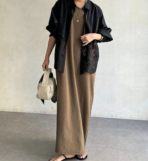  「ケミカルレース切替シャツ」|シャツ・ブラウス|