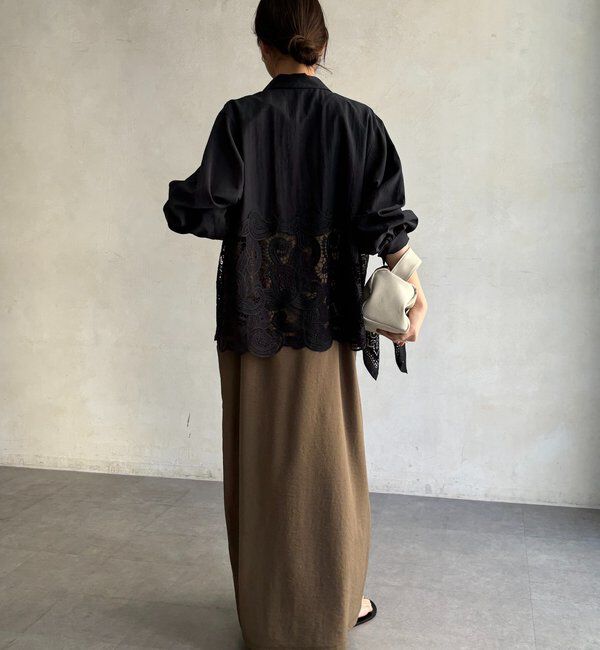  「ケミカルレース切替シャツ」|シャツ・ブラウス|