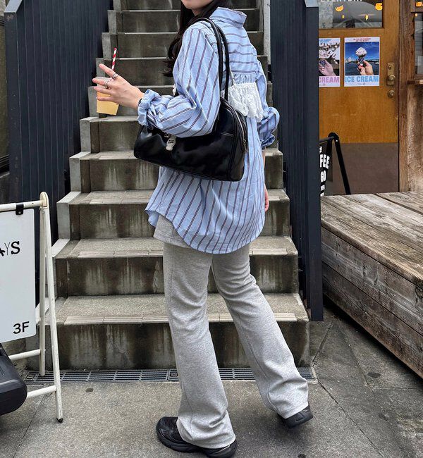  「【セットアップ対応】ストライプシャツ」|シャツ・ブラウス|