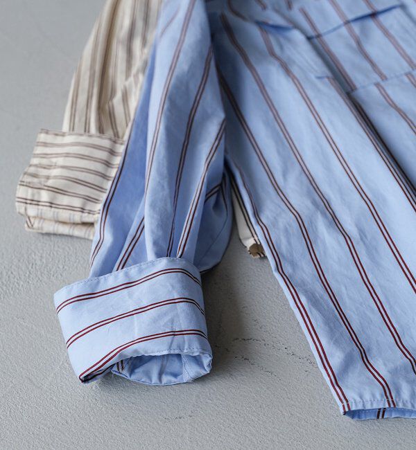  「【セットアップ対応】ストライプシャツ」|シャツ・ブラウス|