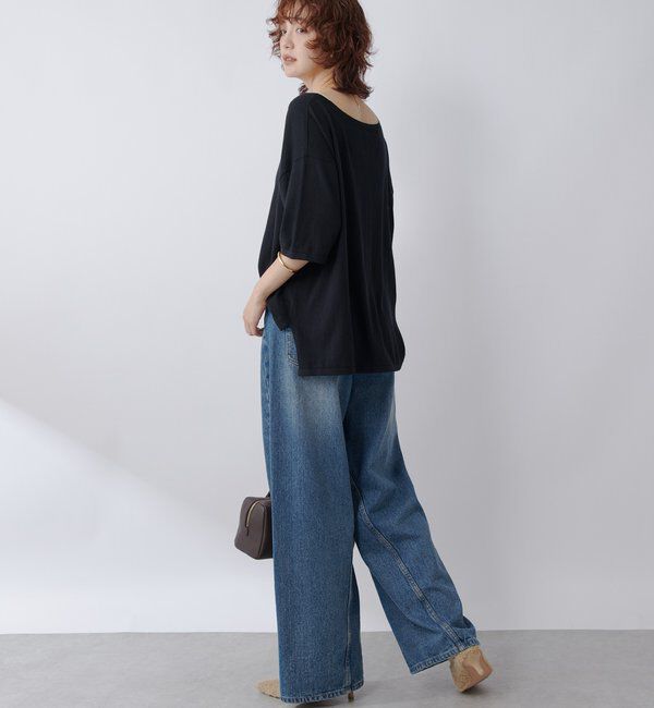  「【MONN.:.(モン)】フロントナローデニムパンツ」|デニム|