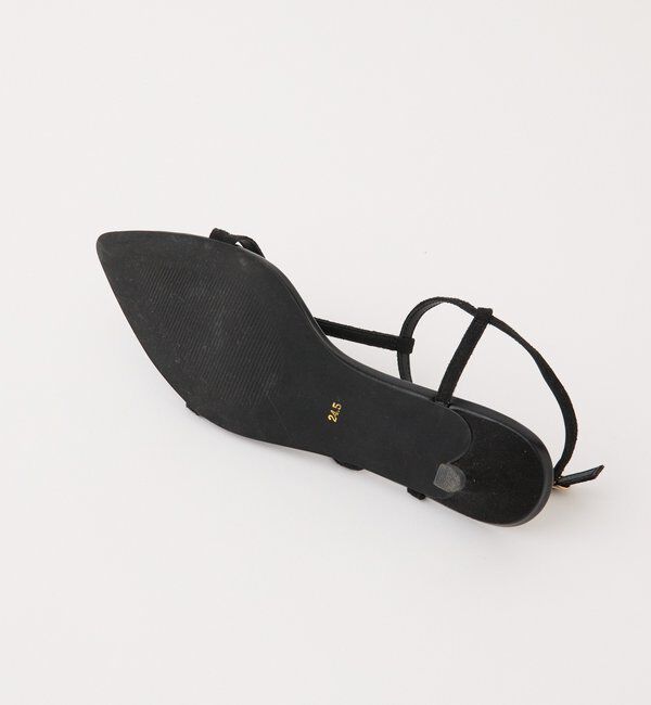  「【抜け感】ポインテッドラインサンダル」|サンダル|