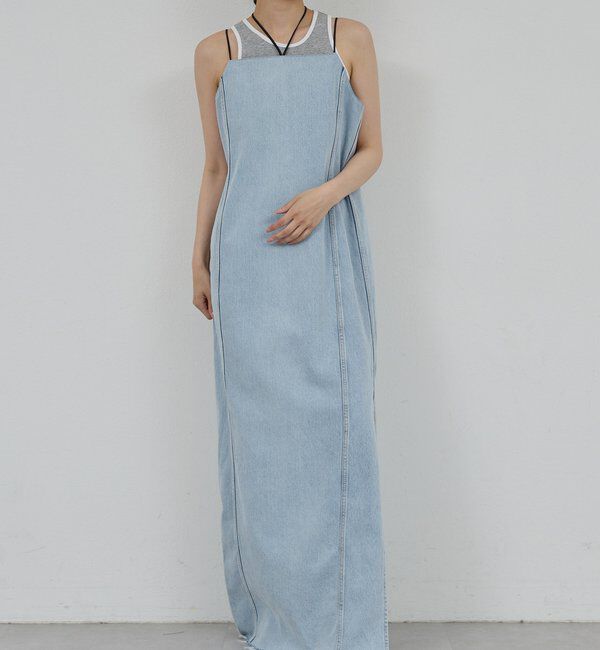  「【PEAS】リメイクデニムドレス」|ワンピース|