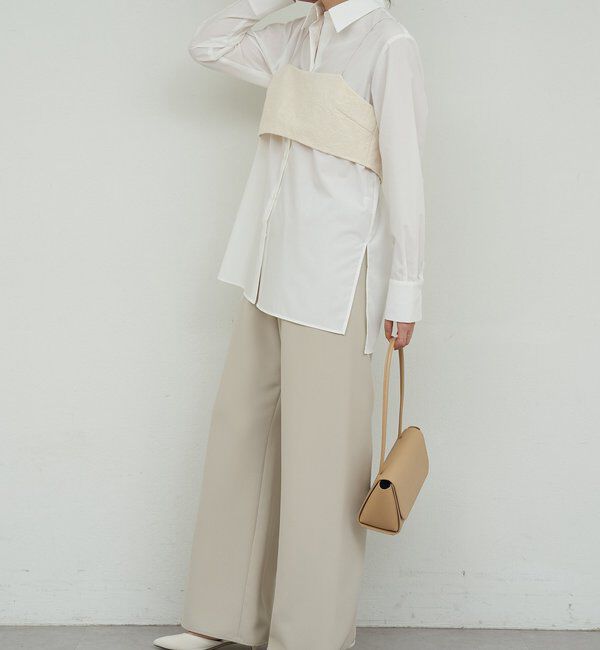  「【セットアップ対応】	ジャガードキャミ」|シャツ・ブラウス|