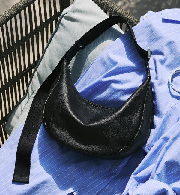  「ソフトレザーラウンドショルダーバッグ」|ショルダー・メッセンジャー|