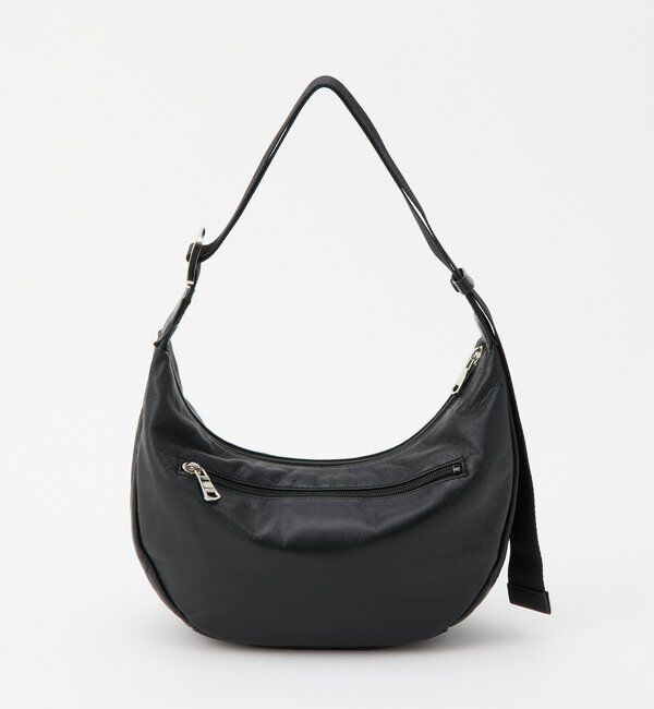  「ソフトレザーラウンドショルダーバッグ」|ショルダー・メッセンジャー|