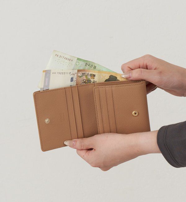  「プレートレザーギャルソンウォレット」|財布|