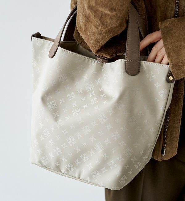  「ナイロンジャガード2WAYタウントートバッグ」|トートバッグ|