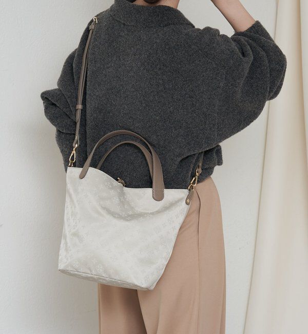  「ナイロンジャガード2WAYタウントートバッグ」|トートバッグ|