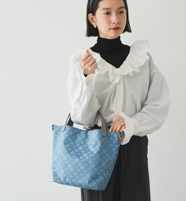  「ナイロンジャガード2WAYタウントートバッグ」|トートバッグ|