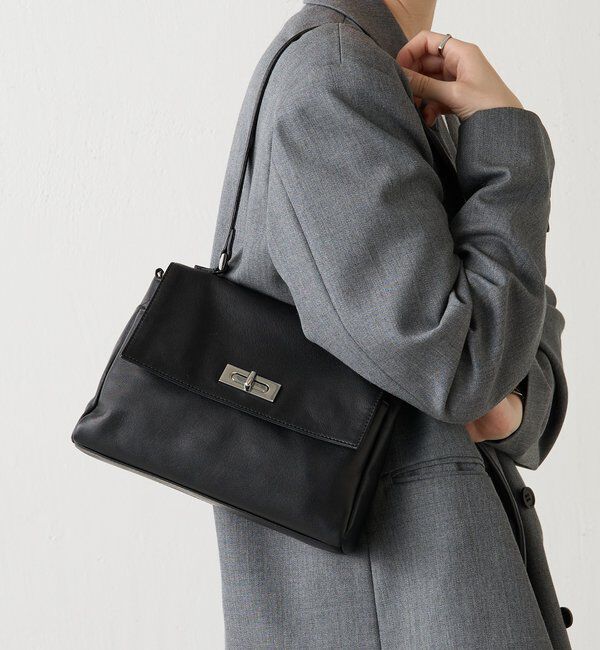  「《@__serako.r__企画》ソフトレザーフラップミニトートバッグ」|トートバッグ|