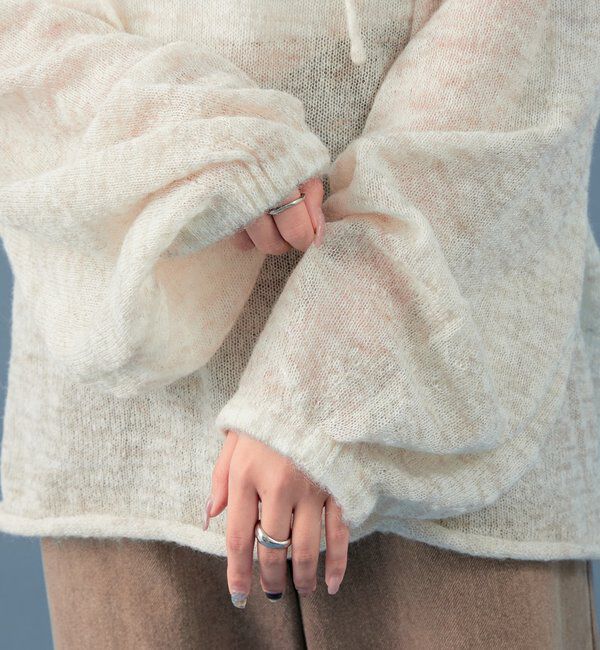  「MIXシアーボートニット」|ニット・セーター|