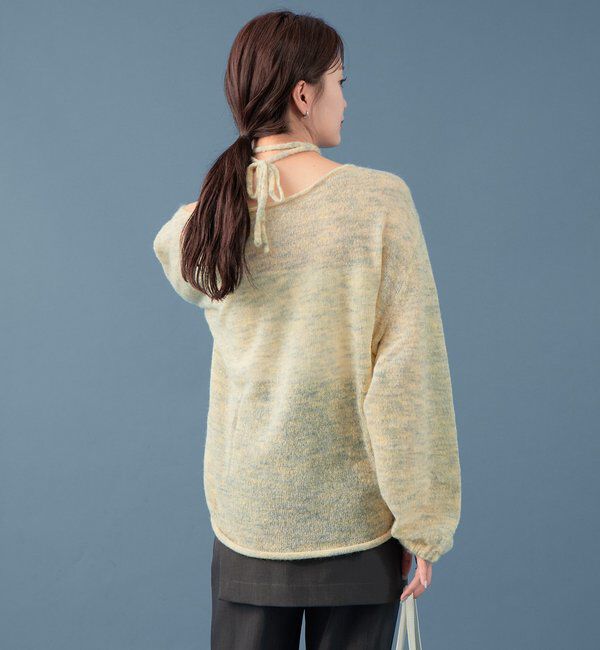  「MIXシアーボートニット」|ニット・セーター|