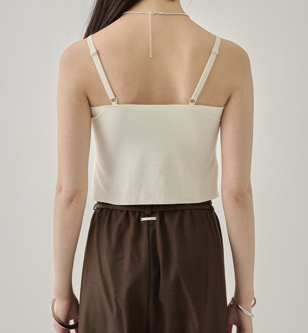  「パット付きベロアキャミソール」|キャミソール|