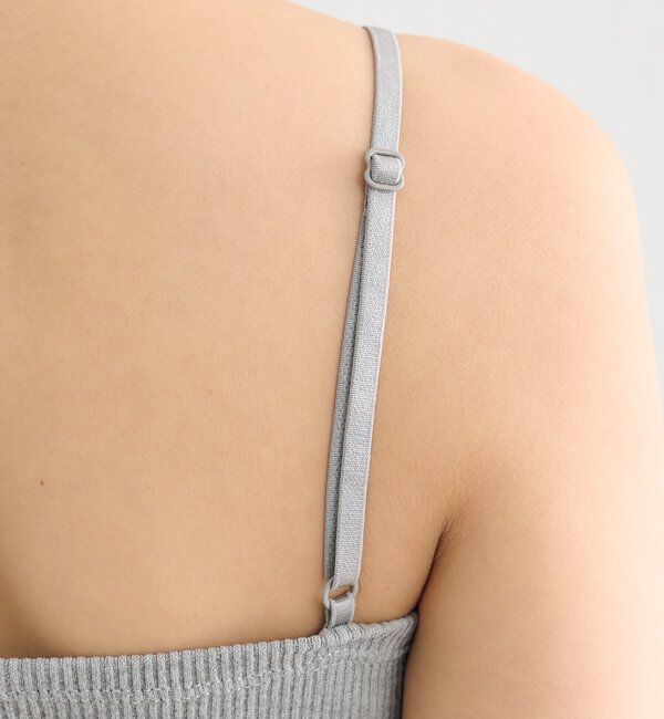  「パット付きVレースキャミソール」|キャミソール|