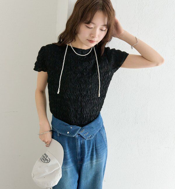  「エアリーシャーリングブラウス」|シャツ・ブラウス|