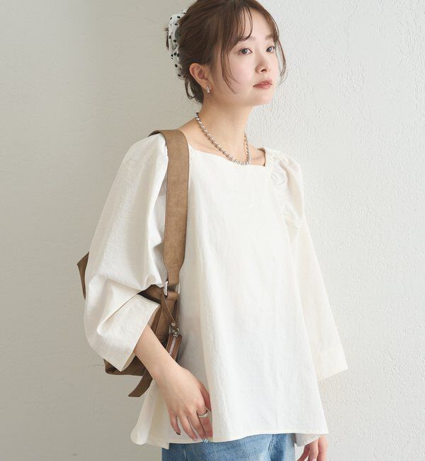  「チョーカーリボンパフブラウス」|シャツ・ブラウス|