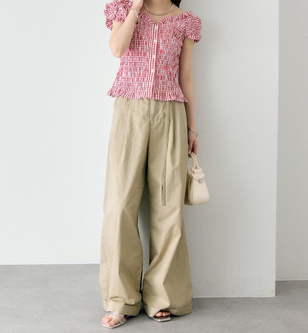  「シャーリングフレンチブラウス」|シャツ・ブラウス|