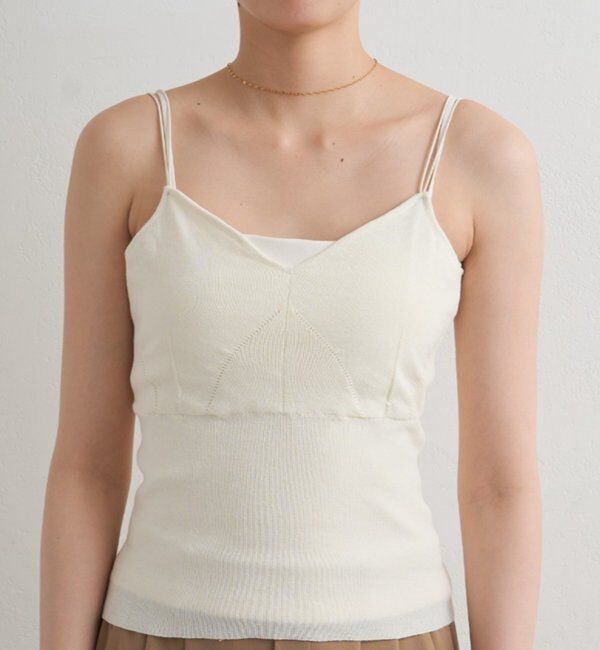  「ニットキャミ」|ニット・セーター|