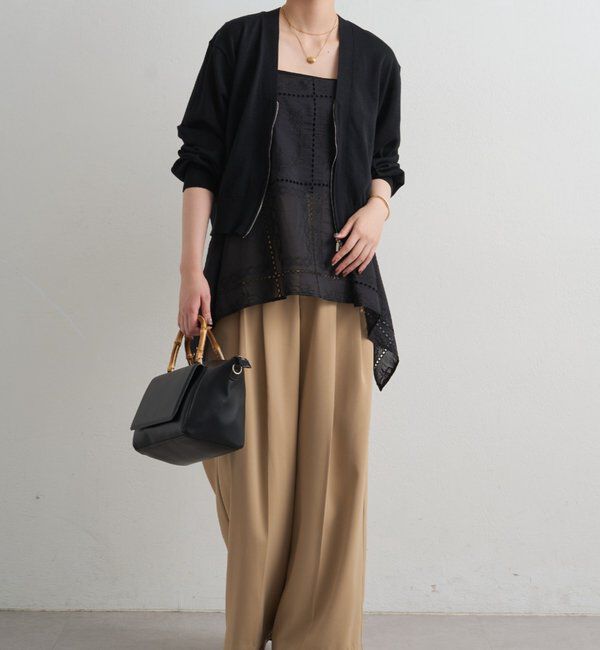  「 ZIPニットカーデ」|ニット・セーター|