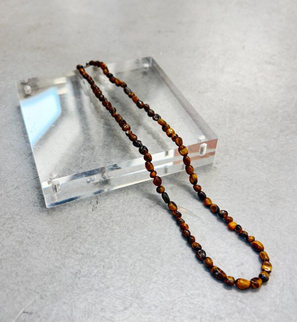  「【GALENA/ガレナ】ビーズネックレス」|ネックレス|ブラウン